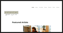 Desktop Screenshot of collectorartshop.com