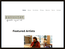 Tablet Screenshot of collectorartshop.com